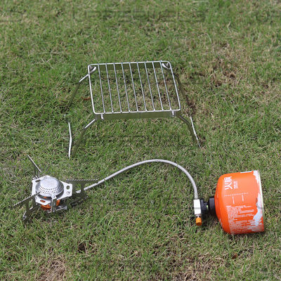 Stufa da campeggio a prova di vento a potenza di fuoco da 4600 W con accensione piezo leggera e portatile