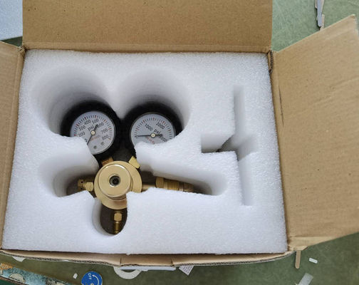 0-800 PSI Pressione CGA580 Regulatore di azoto di ingresso per la depurazione HVAC in ottone solido