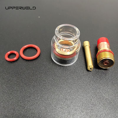 TIG Accessori di saldatura WP-17/18/26 Champagne Nozzle Kit con adattatore 1.6 mm