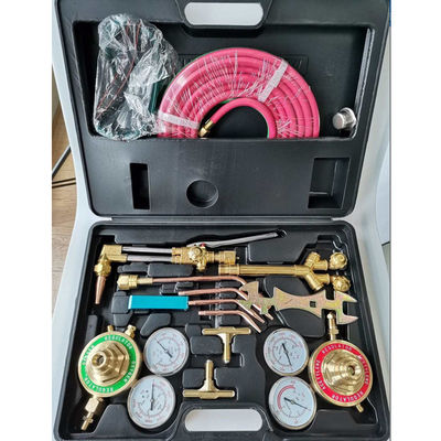 Kit di taglio del gas di ossigeno acetilene con uscita di acetilene da 3/8" e ingresso di acetilene da 5/8"