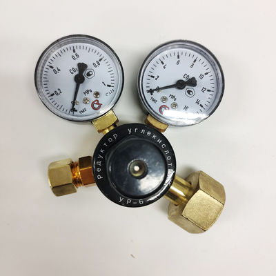 Regolatore di pressione del gas di CO2 riduttore di pressione a doppio stadio per il mercato russo G3/4 Thread