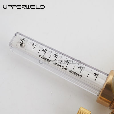 Regulatore di gas argonico a CO2 a uno stadio TIG MIG Misuratore di flusso 0-4000 psi Misuratore di pressione
