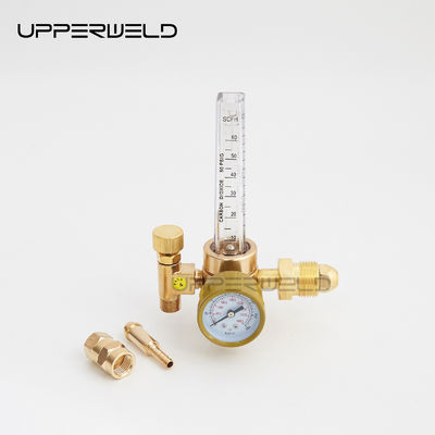 Regulatore di gas argonico a CO2 a uno stadio TIG MIG Misuratore di flusso 0-4000 psi Misuratore di pressione