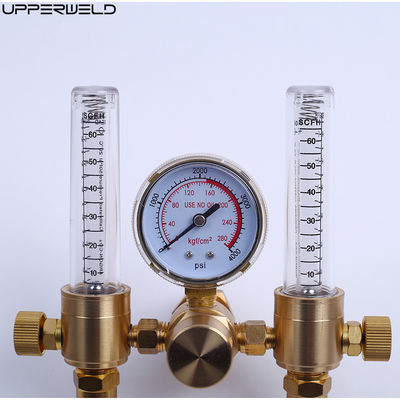 Supporto OBM su misura regolatore di pressione del gas a doppio stadio di argon CO2 per saldatore Tig Mig