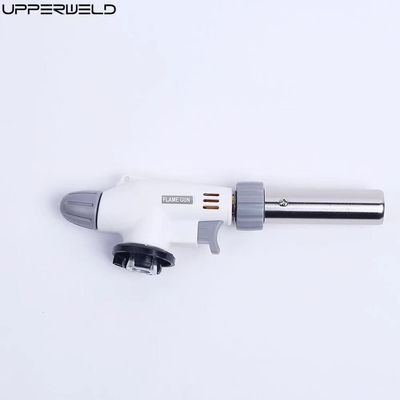 Torcia da cucina Fucile a fiamma di butano Bianco 1.6kw Fucile a gas Mini BBQ