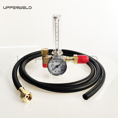 Misuratore di flusso in rame pieno oro per regolatore di gas MIG TIG per argon/CO2 nell'industria della saldatura