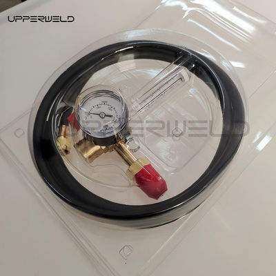 Misuratore di flusso in rame pieno oro per regolatore di gas MIG TIG per argon/CO2 nell'industria della saldatura