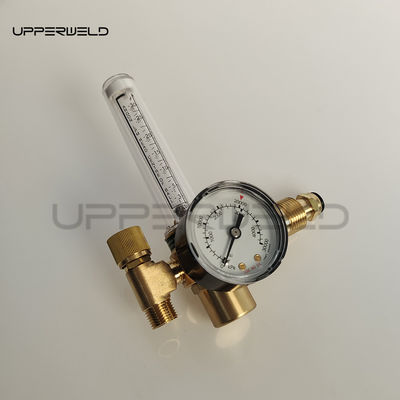 Misuratore di flusso in rame pieno oro per regolatore di gas MIG TIG per argon/CO2 nell'industria della saldatura