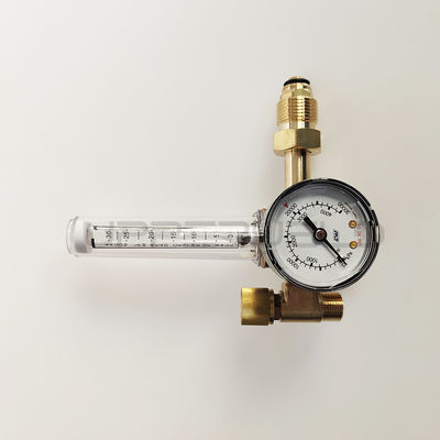 Misuratore di flusso in rame pieno oro per regolatore di gas MIG TIG per argon/CO2 nell'industria della saldatura