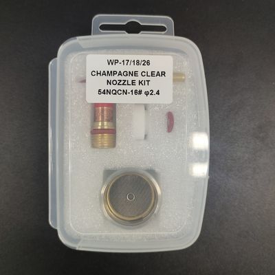 0.05kg 12-14-16-24 Lente a gas 54NQCN TIG Consumabili di saldatura Coppa di vetro per WP17 18 26