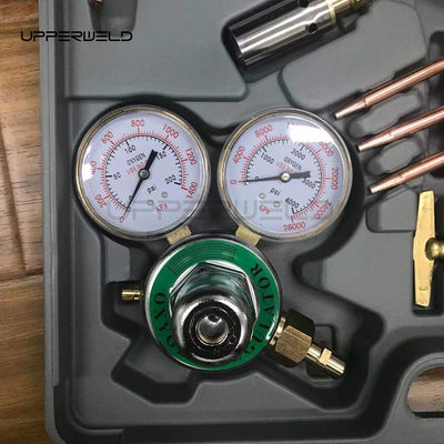 Torcia portatile per il taglio del gas di ossigeno acetilene e kit di saldatura per il regolatore a carico medio