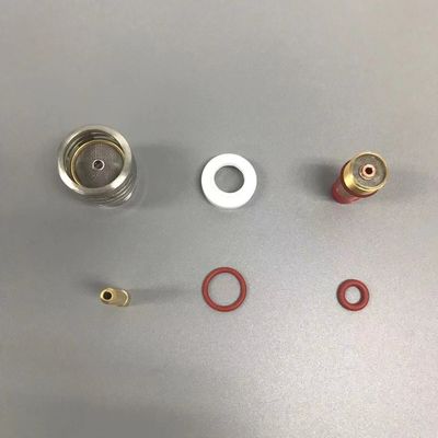 WP-17/18/26 Champagne TIG accessori di torcia di saldatura 1.6mm/2.4mm/3.2mm Kit di ugelli trasparenti