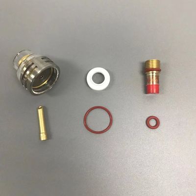 WP-17/18/26 16 TIG accessori di torcia di saldatura Champagne Clear Nozzle Kit con protezione