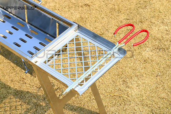 Finitura pulita Grill esterno portatile da barbecue Grill pieghevole in acciaio inossidabile Grill senza fumo