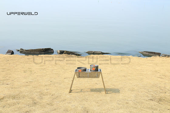 Finitura pulita Grill esterno portatile da barbecue Grill pieghevole in acciaio inossidabile Grill senza fumo