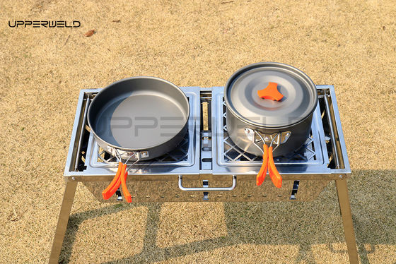 Finitura pulita Grill esterno portatile da barbecue Grill pieghevole in acciaio inossidabile Grill senza fumo