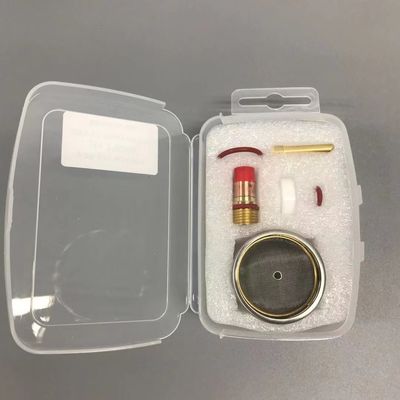 WP-17/18/26 TIG accessori di torcia di saldatura 24 Champagne Clear Nozzle Kit con protezione