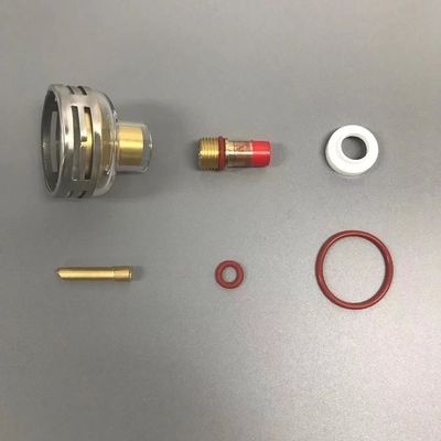 WP-17/18/26 TIG accessori di torcia di saldatura 24 Champagne Clear Nozzle Kit con protezione