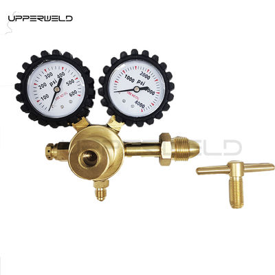 Regulatore di azoto in ottone 0-600PSI CGA580 Manometro di pressione del gas di connessione di ingresso per la depurazione HVAC