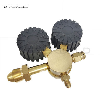 Regulatore di azoto in ottone 0-600PSI CGA580 Manometro di pressione del gas di connessione di ingresso per la depurazione HVAC