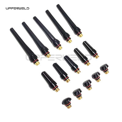 WP-17/18/26 Torcia di saldatura di ottone e plastica 12pcs TIG Back Cap Kit 57Y02 57Y03 57Y04
