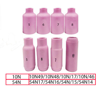 Collette di lunga durata corpo ugello di alluminio Stubby Kit di lenti a gas per TIG WP 17/18/26
