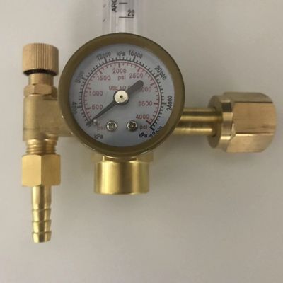 CGA320 Thread CO2/Argon Flowmeter Pressure Reducer per la saldatura multiuso TIG MIG