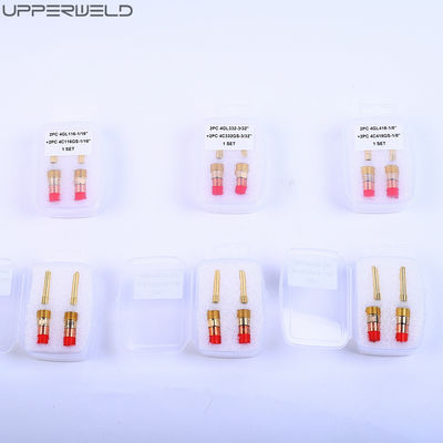 Stubby Gas Lens 10 Pyre Glass Cup Clear Nozzle Kit per WP-17/18/26 Tig Saldatura Torcia