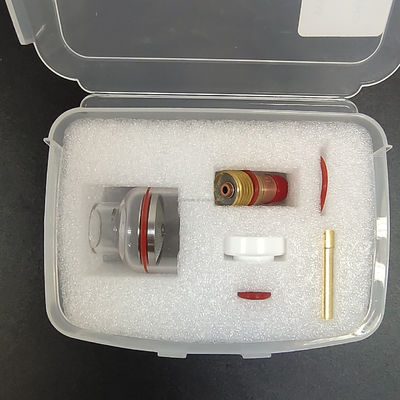 Stubby Gas Lens 10 Pyre Glass Cup Clear Nozzle Kit per WP-17/18/26 Tig Saldatura Torcia