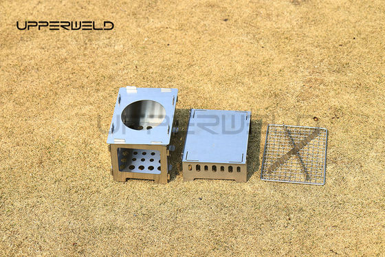 Grill portabile in acciaio inossidabile 304 per escursioni campeggio picnic utensile per cucinare all'aperto