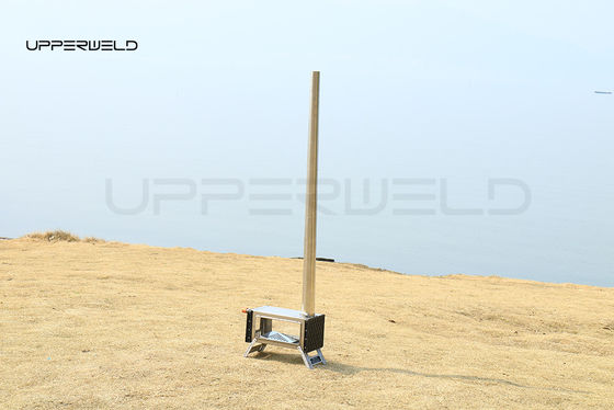 Stufa a legna da ardere multifunzione con camino di finitura non arrugginente Peso 3,5 kg