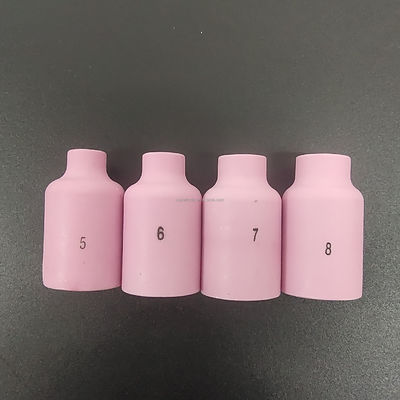 Alumina su misura ugello vetro Tig saldatura tazza ceramica Argon WP17 18 26 53N 54N serie