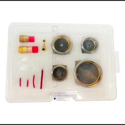 OBM personalizzato WP-17/18/26 TIG accessori di torcia di saldatura Champagne Clear Nozzle Wedge Collet Gas Lens