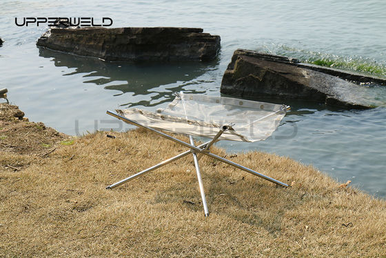 Camper all'aperto Fuoco in acciaio inossidabile con finitura antirughe e design portatile