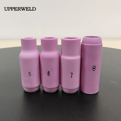 TIG Lenti a gas Collect Dysza Ceramiczna WP17 18 26 Kit di ugelli in ceramica per lavori di saldatura