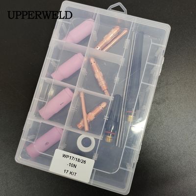 TIG Lenti a gas Collect Dysza Ceramiczna WP17 18 26 Kit di ugelli in ceramica per lavori di saldatura