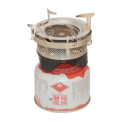 Pottine e pentole portatili da campeggio per cucinare con stufe a gas integrata durante i viaggi all'aperto
