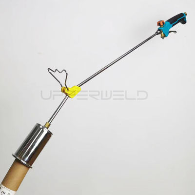 800000 BTU Auto accensione doppio colore manico propano riscaldamento bruciatore di erba con stand misura 98.5 * 29 * 53.5cm