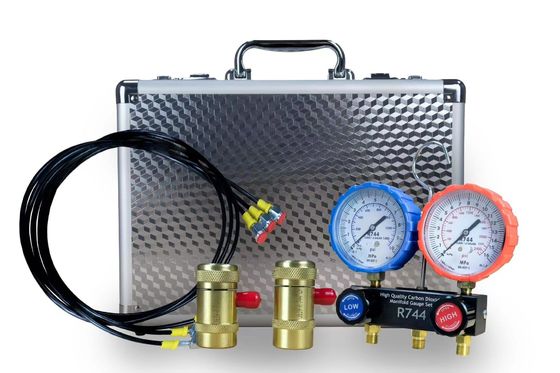80cm Manifold Gauge Set per il filone superiore R744 condizionatore d'aria G1/4-19 OBM personalizzato