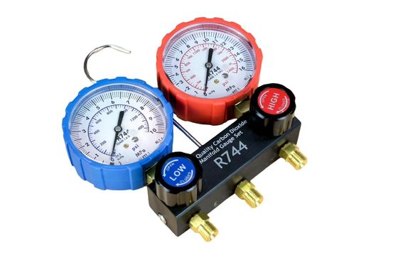 80cm Manifold Gauge Set per il filone superiore R744 condizionatore d'aria G1/4-19 OBM personalizzato