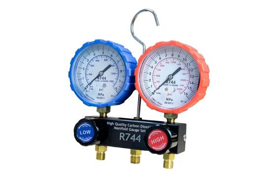 80cm Manifold Gauge Set per il filone superiore R744 condizionatore d'aria G1/4-19 OBM personalizzato