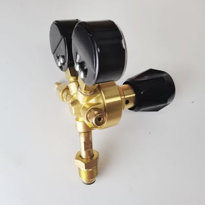 ODM Supported British Style Argon Gas Regulator Dual Co2 Flowmeter per saldatura ad alta pressione Mig Tig