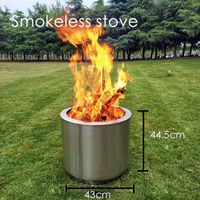 Fornace da barbecue portatile in acciaio inossidabile per campeggi e fornaci