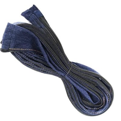 Protezione da saldatura Giacca in denim blu resistente al fuoco per copertura del cavo TIG Torcia di saldatura