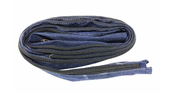 Protezione da saldatura Giacca in denim blu resistente al fuoco per copertura del cavo TIG Torcia di saldatura
