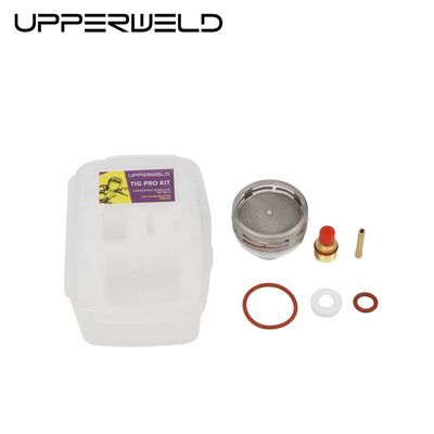 2.4mm TIG Consumabili di saldatura Kit di coppe di vetro Pyrex per WP9 20 Supporto ODM personalizzato