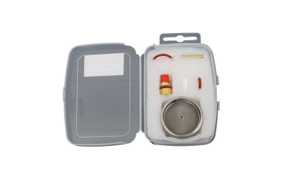 2.4mm TIG Consumabili di saldatura Kit di coppe di vetro Pyrex per WP9 20 Supporto ODM personalizzato