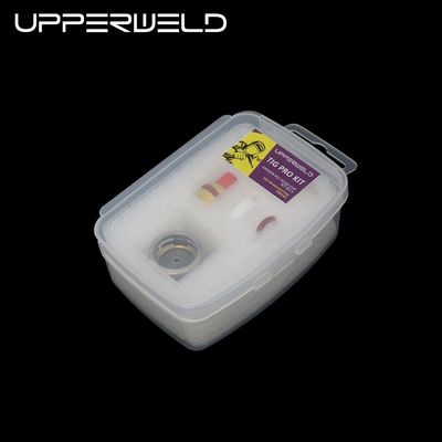 TIG ACCESSORI Lenti a gas Colletto di cuneo e ugello di vetro Pyrex per WP9 20 Torcia di saldatura