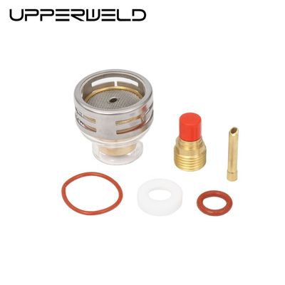 WP9 20 Torcia di saldatura Kit di coppe di vetro Pyrex 16 54NQCN 2.4MM Lente a gas Cuneo Collezione facile