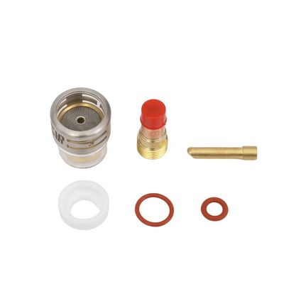 Kit di coppe di vetro Pyrex per lenti a gas per la collezione 2.4 mm Chiara per WP17 18 26 Torcia di saldatura